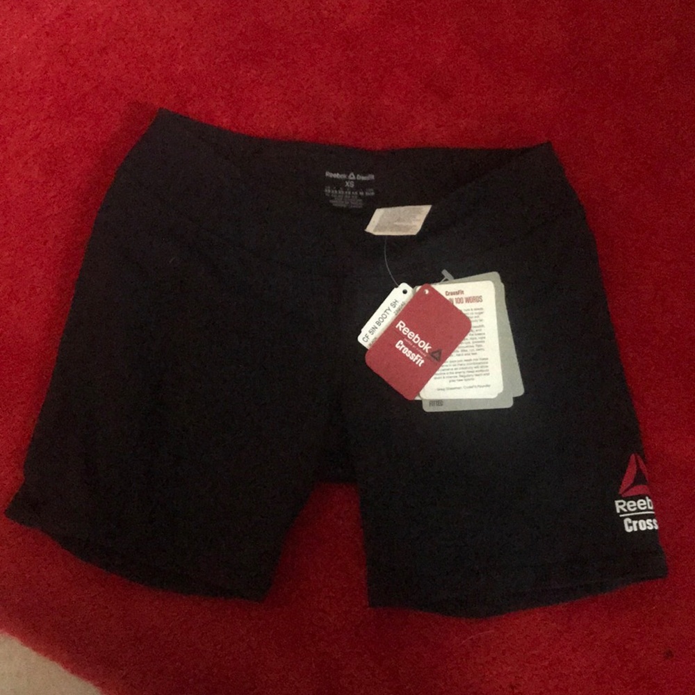 Reebok CrossFit black booty shorts